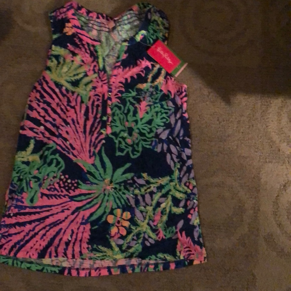 Lilly Pulitzer cotton Essie top